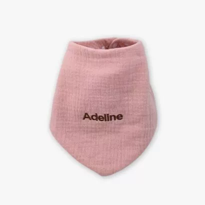 Personalised Baby Bib (Pink Blush)