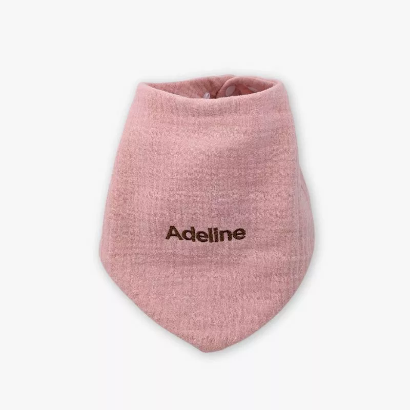 Personalised Baby Bib (Pink Blush)