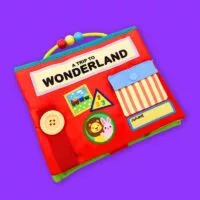 Wonderland Busy Cloth Book