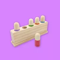 Wooden Springy Pegs