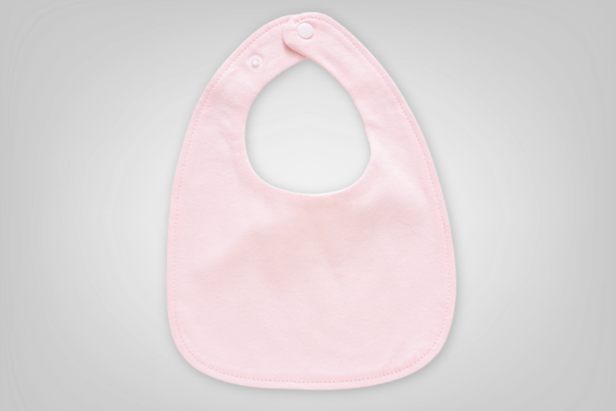 Baby Bib (Light Pink)