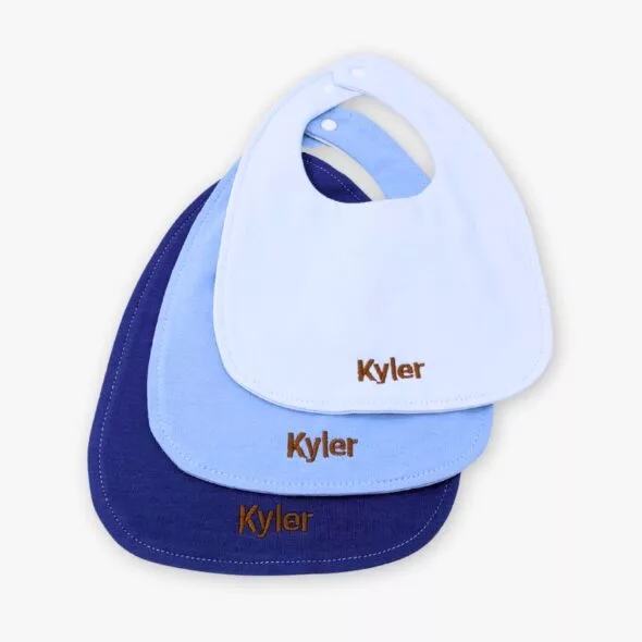 Personalised Gentleman Baby Bibs Set