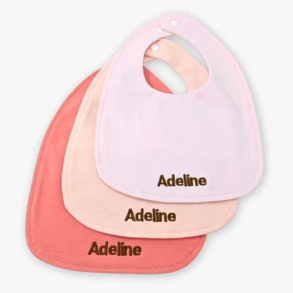 Personalised Princess Baby Bibs Set