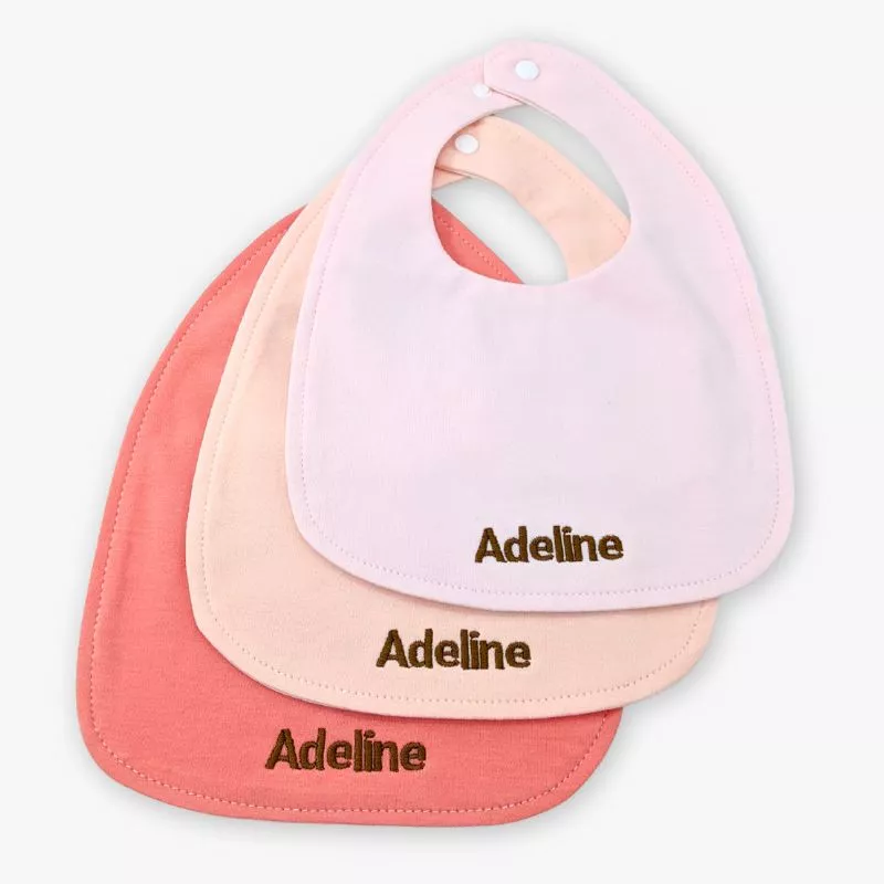 Personalised Princess Baby Bibs Set