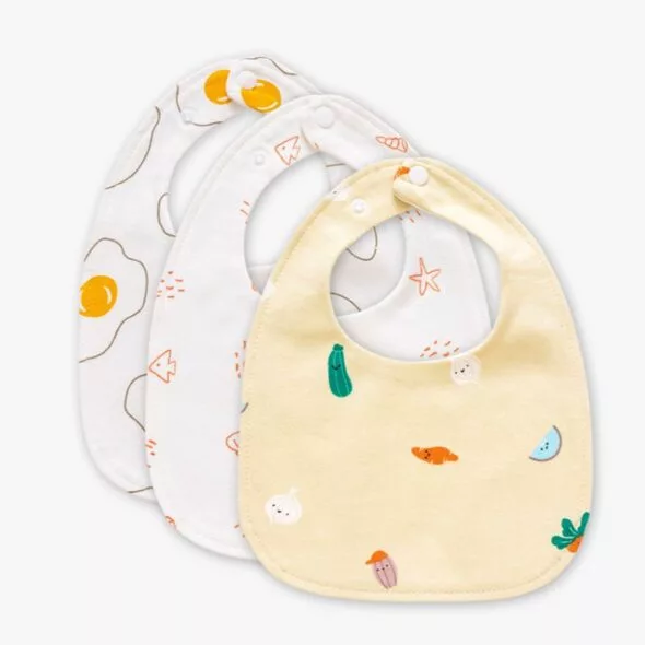 Seaside Brunch Baby Bibs Set