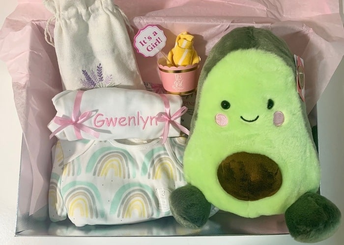 Tiny Babies Happy Avocado Personalised Hamper