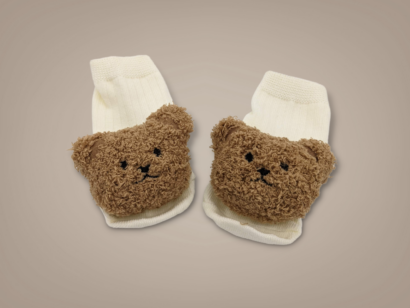 Furry Little Bear Socks