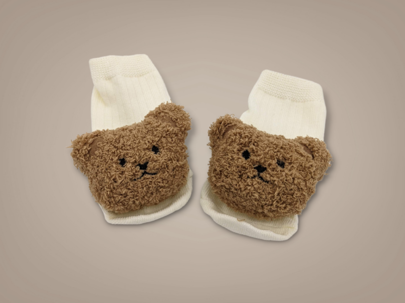 Furry Little Bear Socks