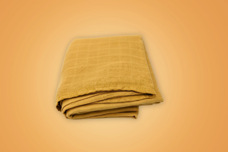 Honey Gold Bamboo Muslin Swaddle Blanket