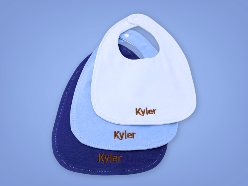 Personalised Gentleman Baby Bibs Set