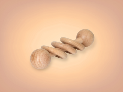 Wooden Baby Rattle