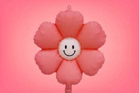 Coral Pink Blossom Balloon