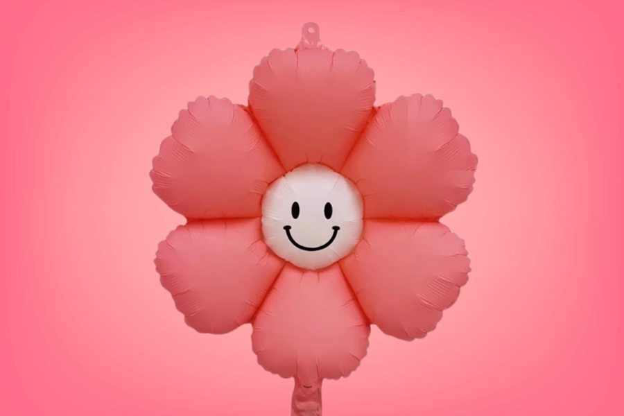 Coral Pink Blossom Balloon