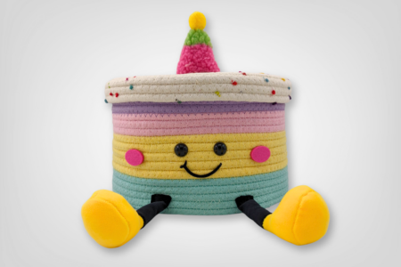 Rainbow Cake Basket Baby Hamper Packaging