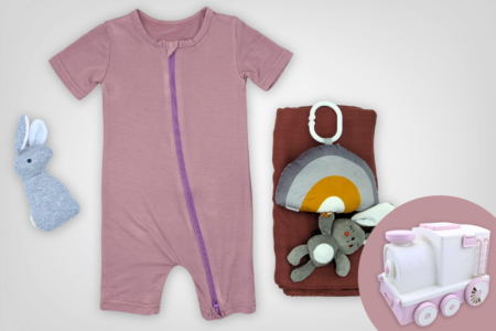 Rose Train Hamper