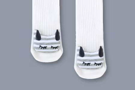 Snoozy Kitten Baby Socks