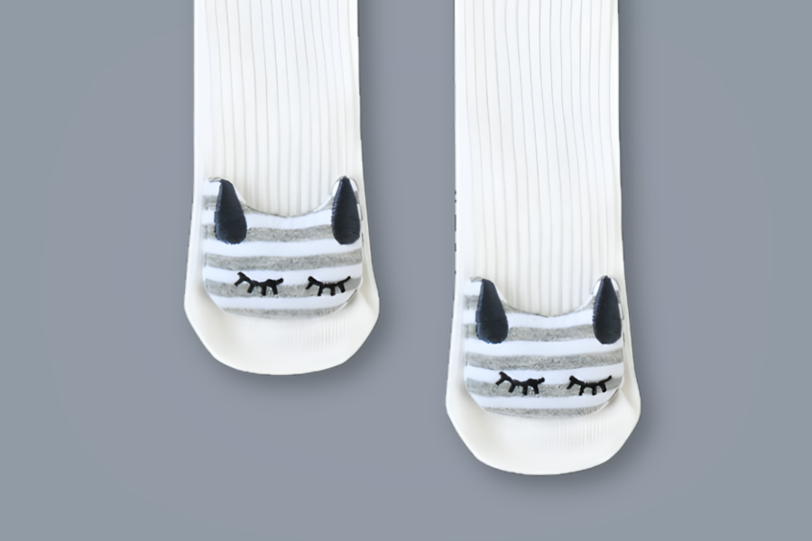 Snoozy Kitten Baby Socks