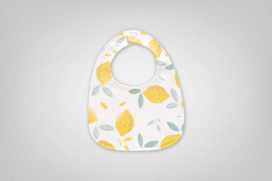 Zesty Lemon Baby Bib