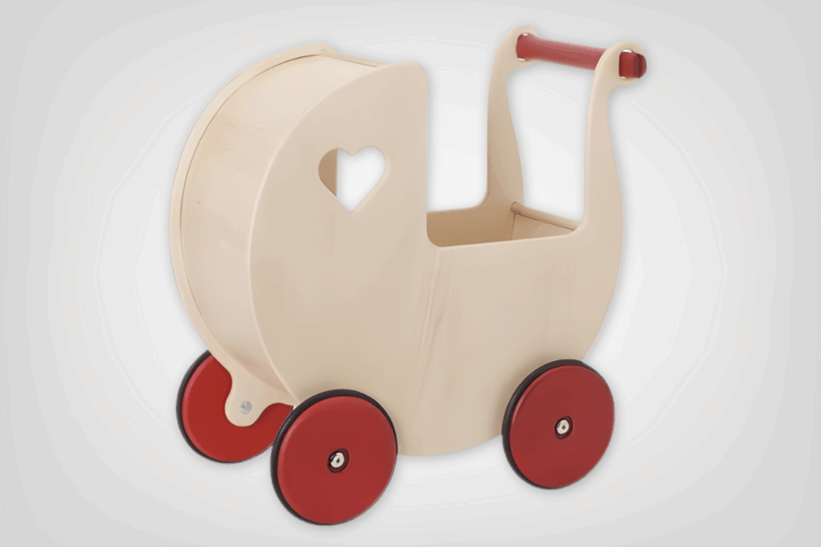 The Nordic Wooden Toy Carriage