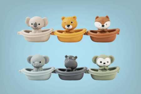Animal Boats Bath Toys